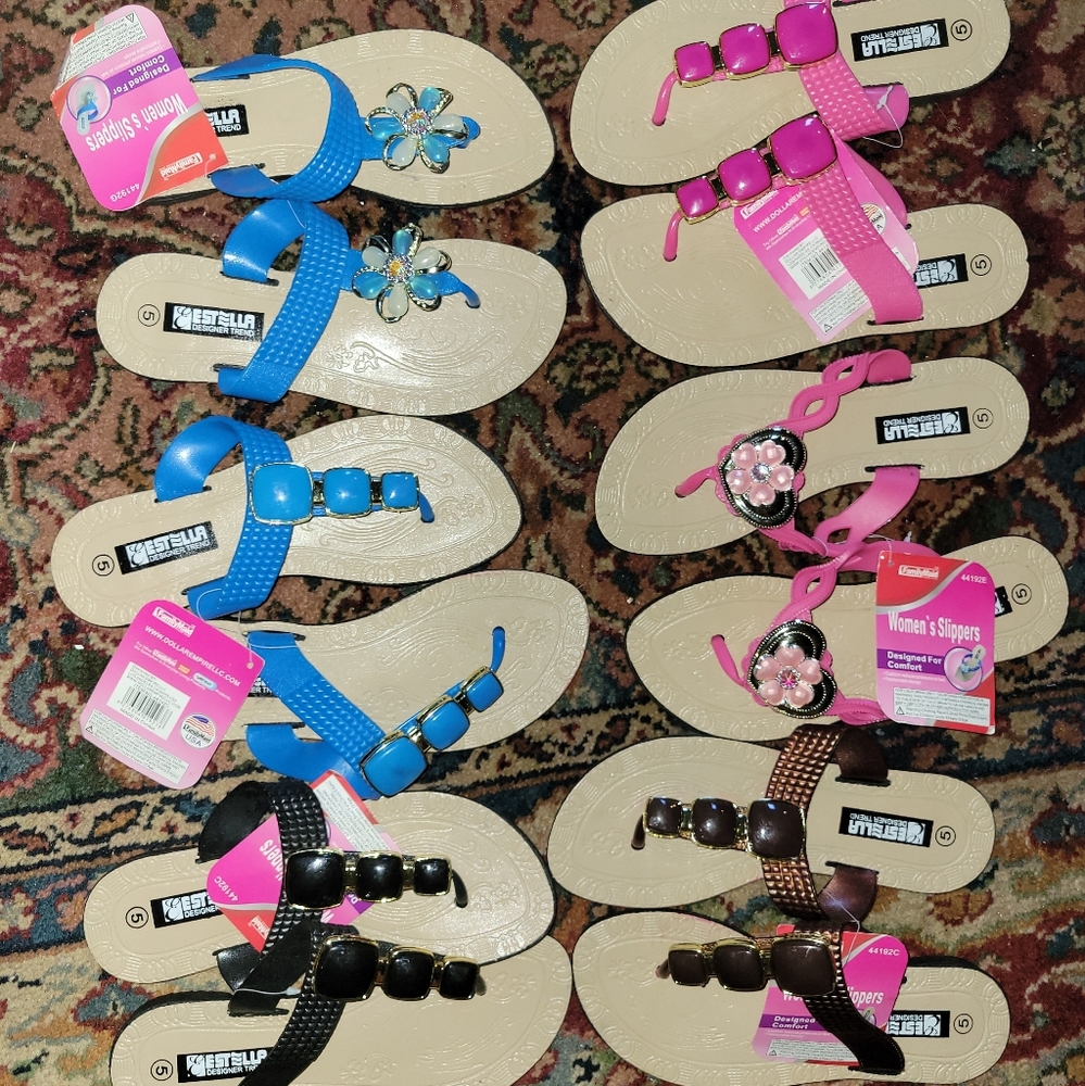 Huge lot of new sandals